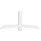 Ekena Millwork Bellingham Architectural Grade PVC Gable Bracket, 84"W x 38 1/2"H x 6"D x 6"F, 11/12 Pitch GBP084X39X0606BEL00 - alternate 5